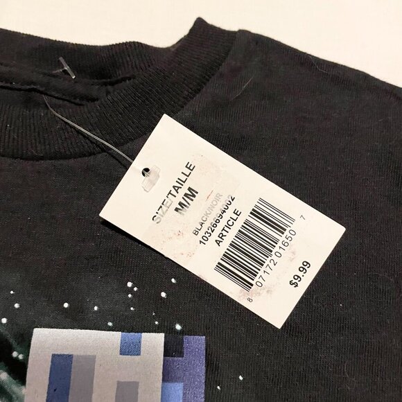 Minecraft Three Creeper Moon Kids Boys Size Medium Tshirt Game Shirt - Picture 2 of 16